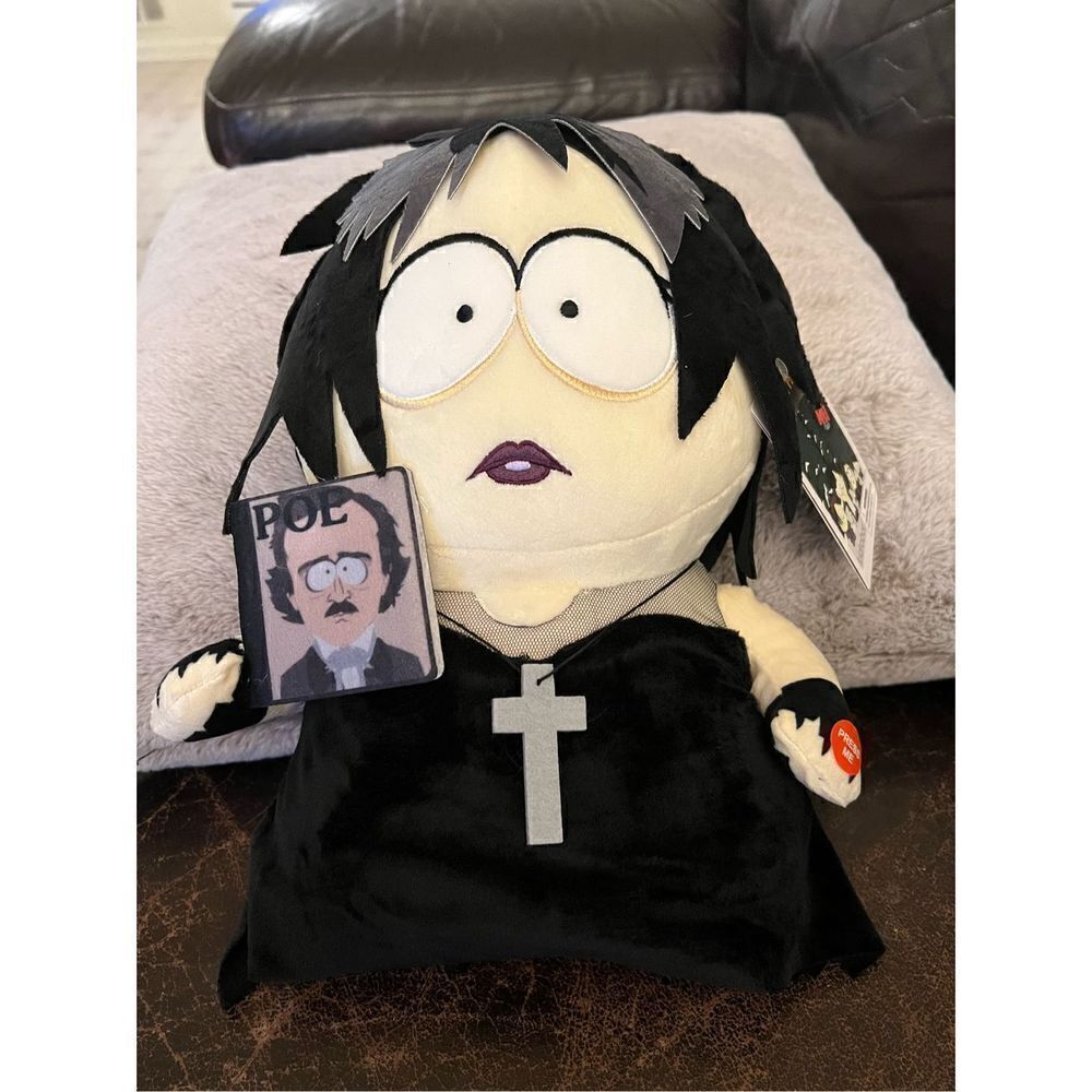 South Park Girl Goth Kid Henrietta 13” Plush/Interactive - Picture 3 of 10